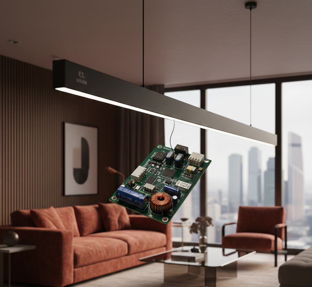 Устройство LED драйвера для светильника DALI-2 Flicker-Free