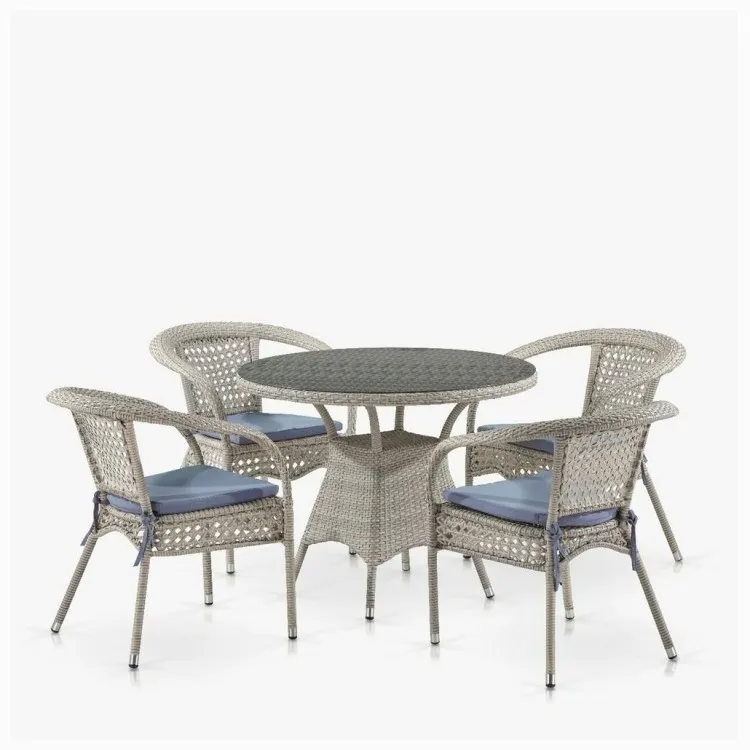 Комплект плетеной мебели Лион-1C T220CT/Y32-W85 Latte (4+1)