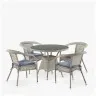 Комплект плетеной мебели Лион-1C T220CT/Y32-W85 Latte (4+1)