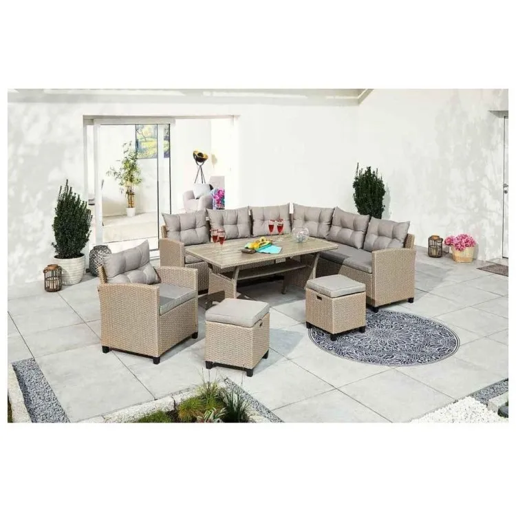 Комплект плетеной мебели AFM-373B Beige