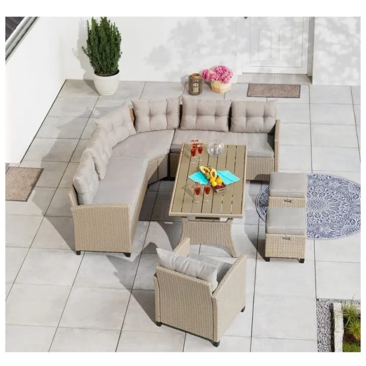 Комплект плетеной мебели AFM-373B Beige