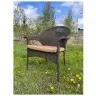 Плетеное кресло LV-140B Brown с подушкой в комплекте
