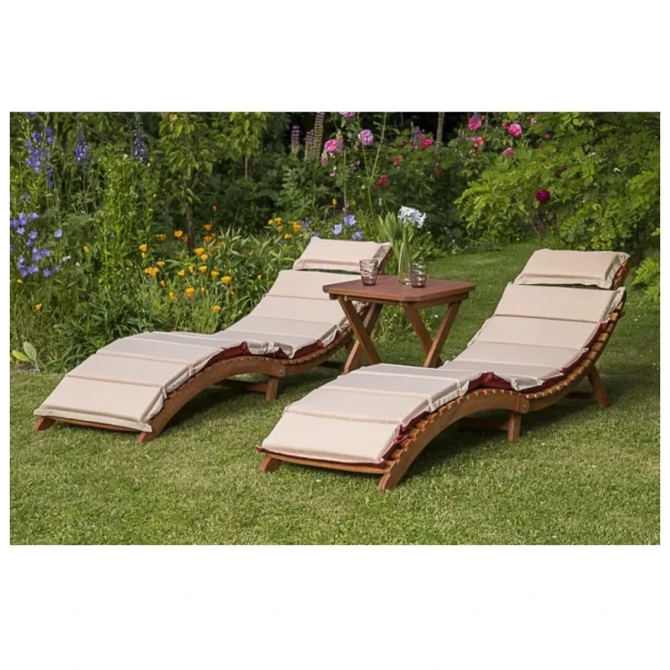 Комплект шезлонги и столик AFM-803A-T133 Beige (2+1)