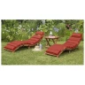 Комплект шезлонги и столик AFM-803A-T133 Beige-Terracotta (2+1)