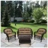 Плетеный комплект для отдыхаLV-520BB Brown-Beige