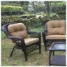 Плетеный комплект для отдыхаLV-520BB Brown-Beige