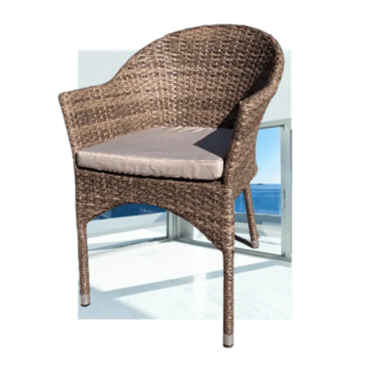 Плетеное кресло AFM-353CL Beige + подушка