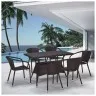 Комплект плетеной мебели T198D/Y137C-W53 Brown 6Pcs